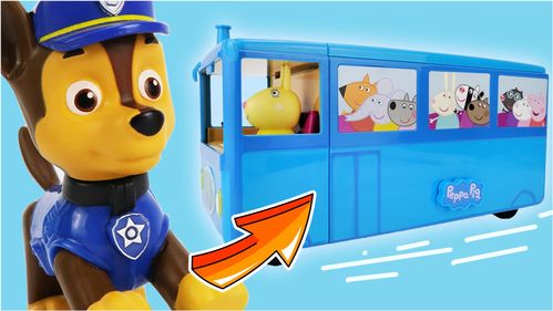 汪汪队上学记 佩奇的教室参观与汪汪驾考奇遇